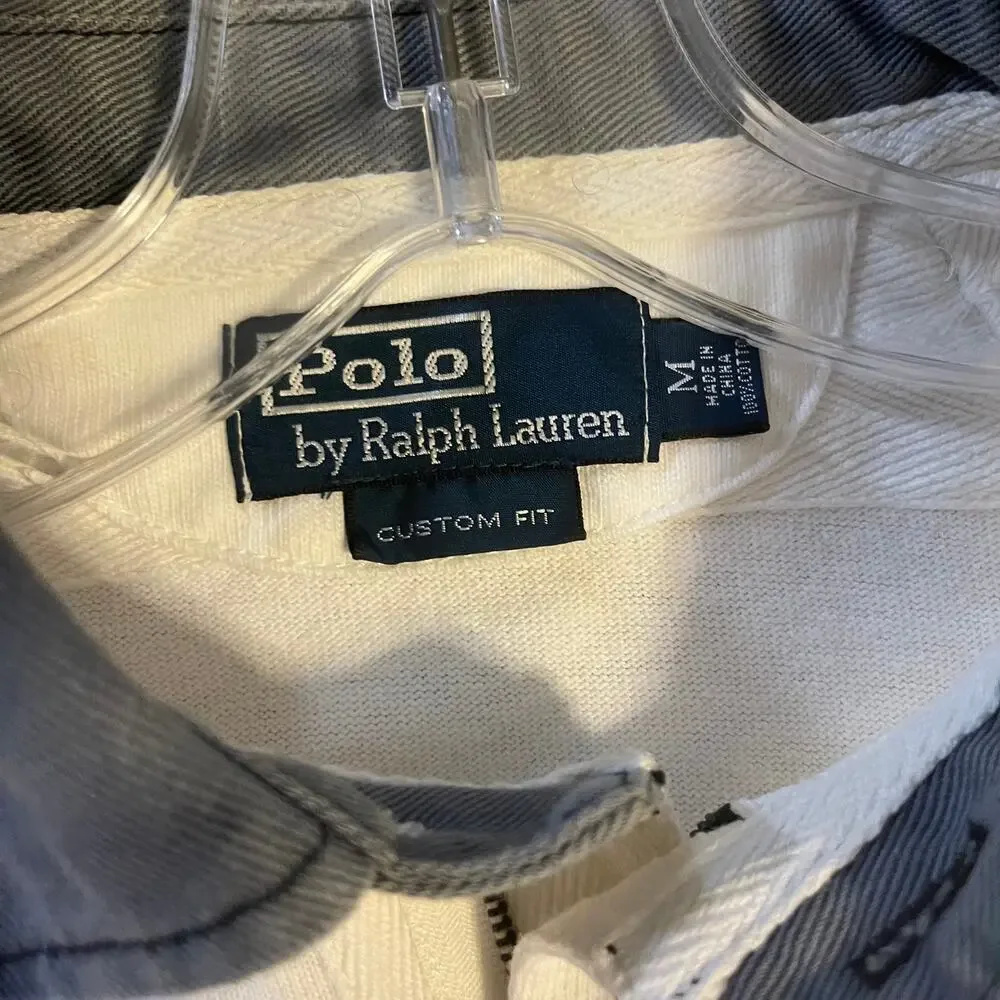 Ralph Lauren Men's Polo Shirt DAMAGE COLLAR Size Medium